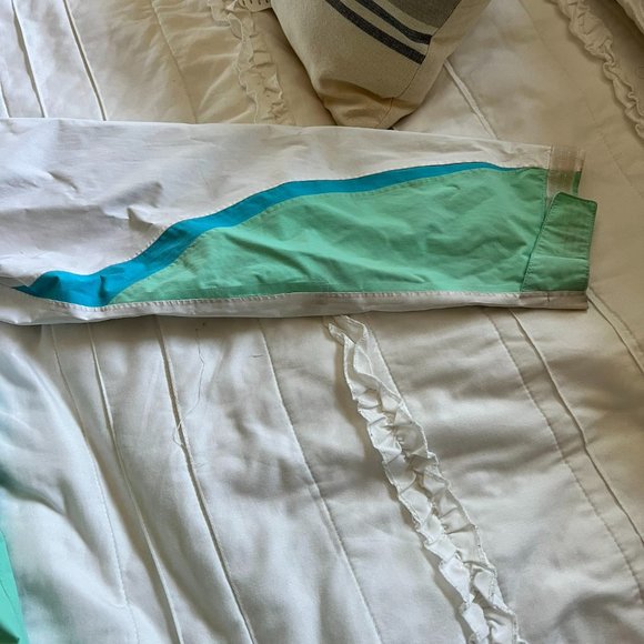 Girl's THE NORTH FACE Mint Green/Blue HYVENT Jacket Windbreaker Sz Large 14/16 - Picture 9 of 13